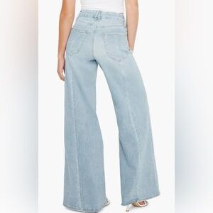 Good American
Good Waist Distressed Palazzo Jeans